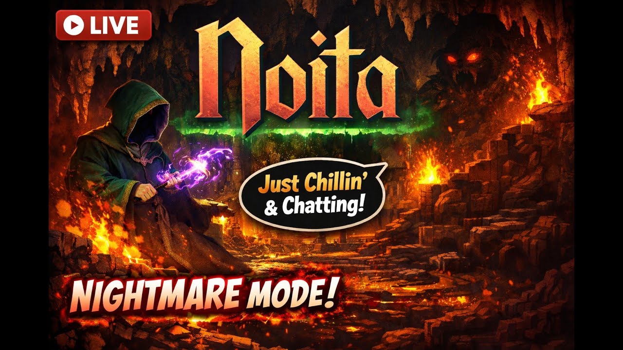 Playing Noita Live, #gaming #live #noita #