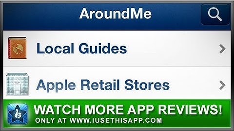 AroundMe iPhone App - Best iPhone App - App Reviews