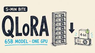 QLoRA in 5 Minutes | Fine-Tune a 65B Model on ONE GPU
