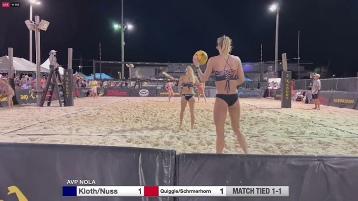 AVP NOLA 2022: Kloth/Nuss vs Quiggle/Schermer...  ...