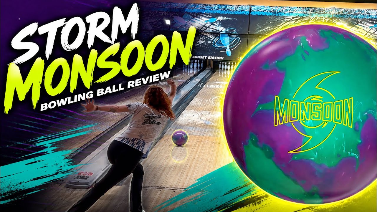 Storm Monsoon bowling ball review - YouTube