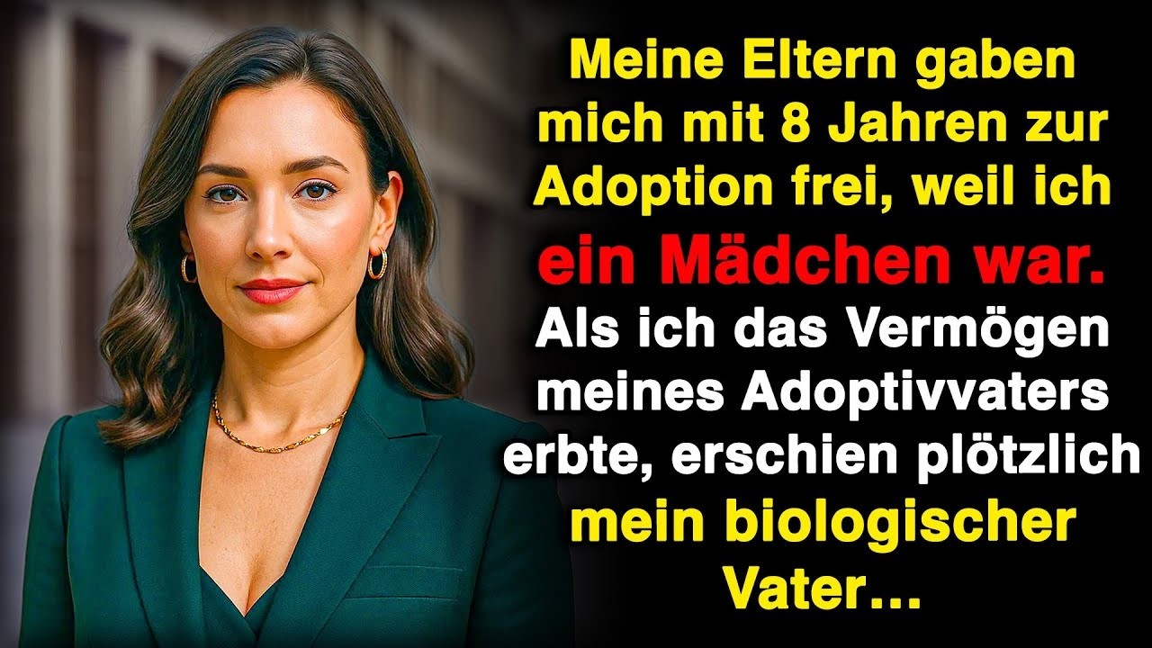 Mit 8 Jahren gaben mich meine Eltern zur Adoption frei, weil ich ein Mädchen war! Aber...