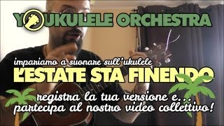 Miniatura del video "Ukulele tutorial: Righeira - L'Estate Sta Finendo"