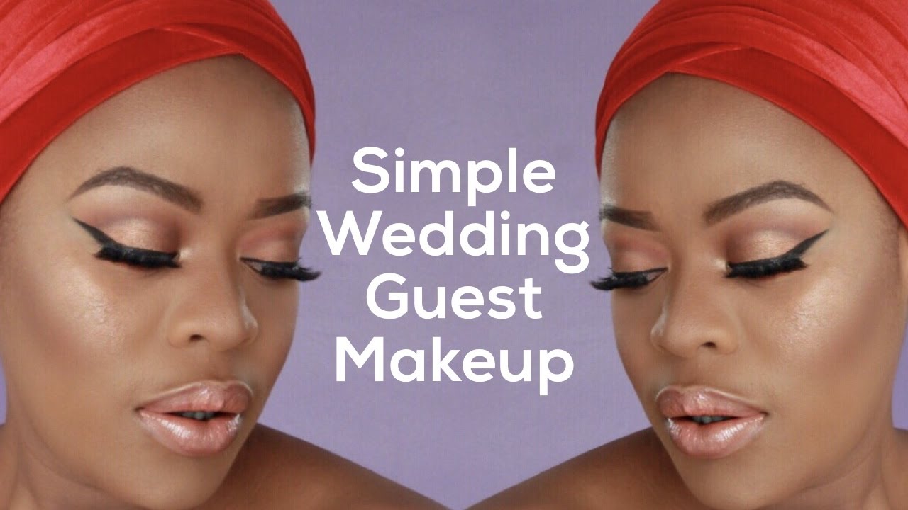 SIMPLE WEDDING GUEST MAKEUP TUTORIAL NELO OKEKE YouTube