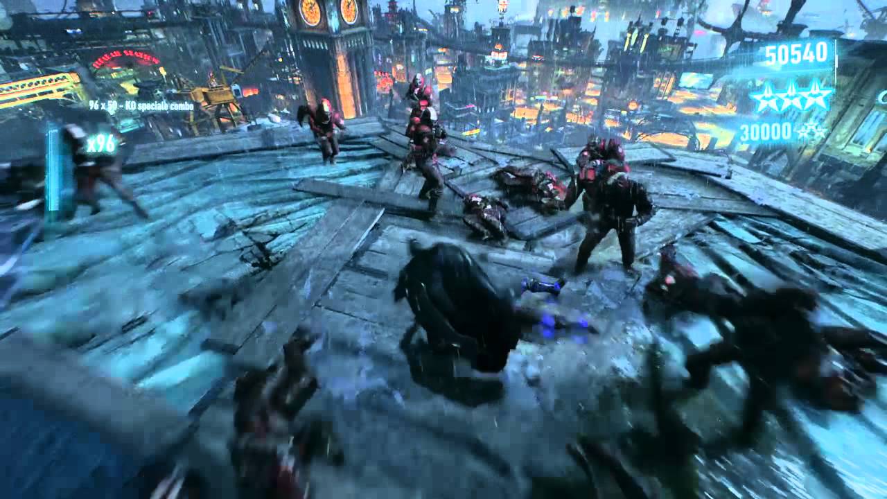 BATMAN™: ARKHAM KNIGHT 100 hits combo, no damage