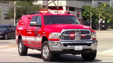 LAFD Battalion 9 Responding