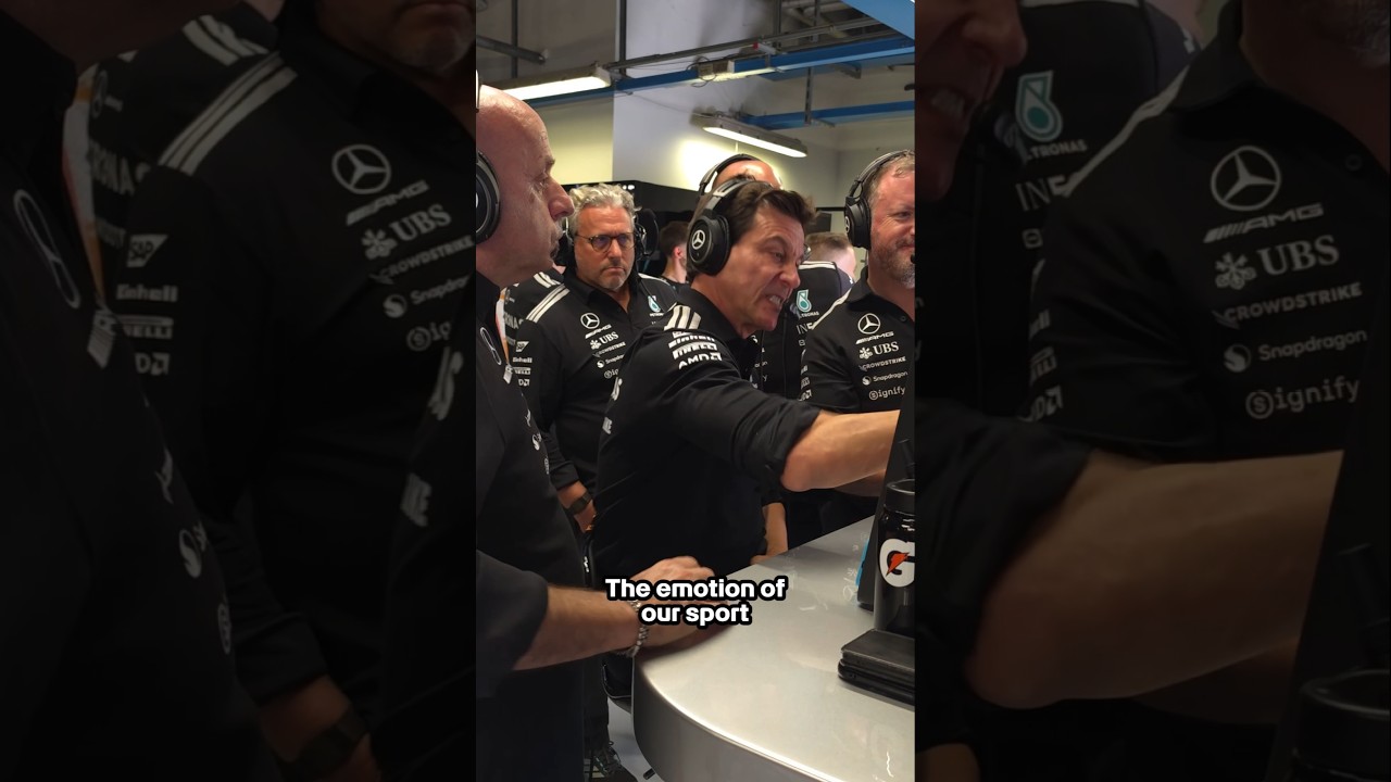 This goes out to all computer screens, we’re sorry – we just really wanted that Pole for George #f1