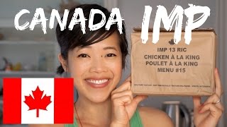 Canada IMP | Canadian Individual Meal Pack MRE Taste Test