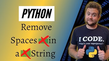 How To Remove Spaces From A String In Python