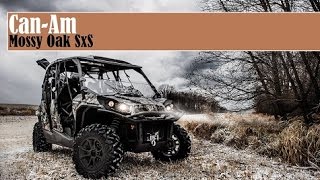 Can-Am Mossy Oak SxS, camouflage liveries about hunters, fishers and wildlife workers