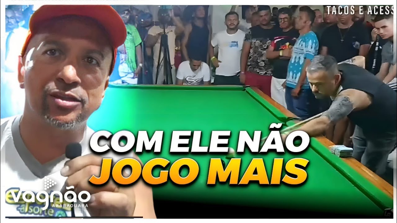 O DIA EM QUE TODOS RESPEITARAM O BRUXO DA SINUCA