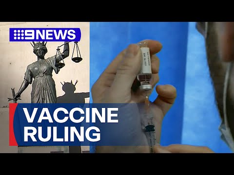 Covid vaccine mandates for emergency workers found to be unlawful | 9 News Australia