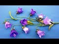 Ribbons flowers bells.DIY/Campanas flores de cintas/Колокольчики из лент