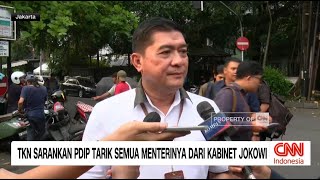 TKN Sarankan PDIP Tarik Semua Menterinya Dari Kabinet Jokowi