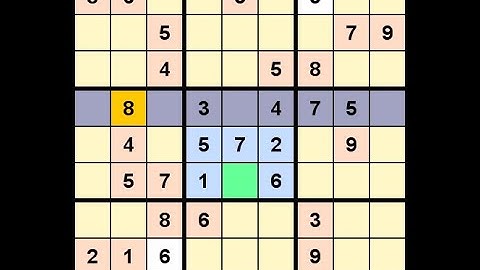 How to Solve Washington Times Sudoku Difficult June 4, 2020