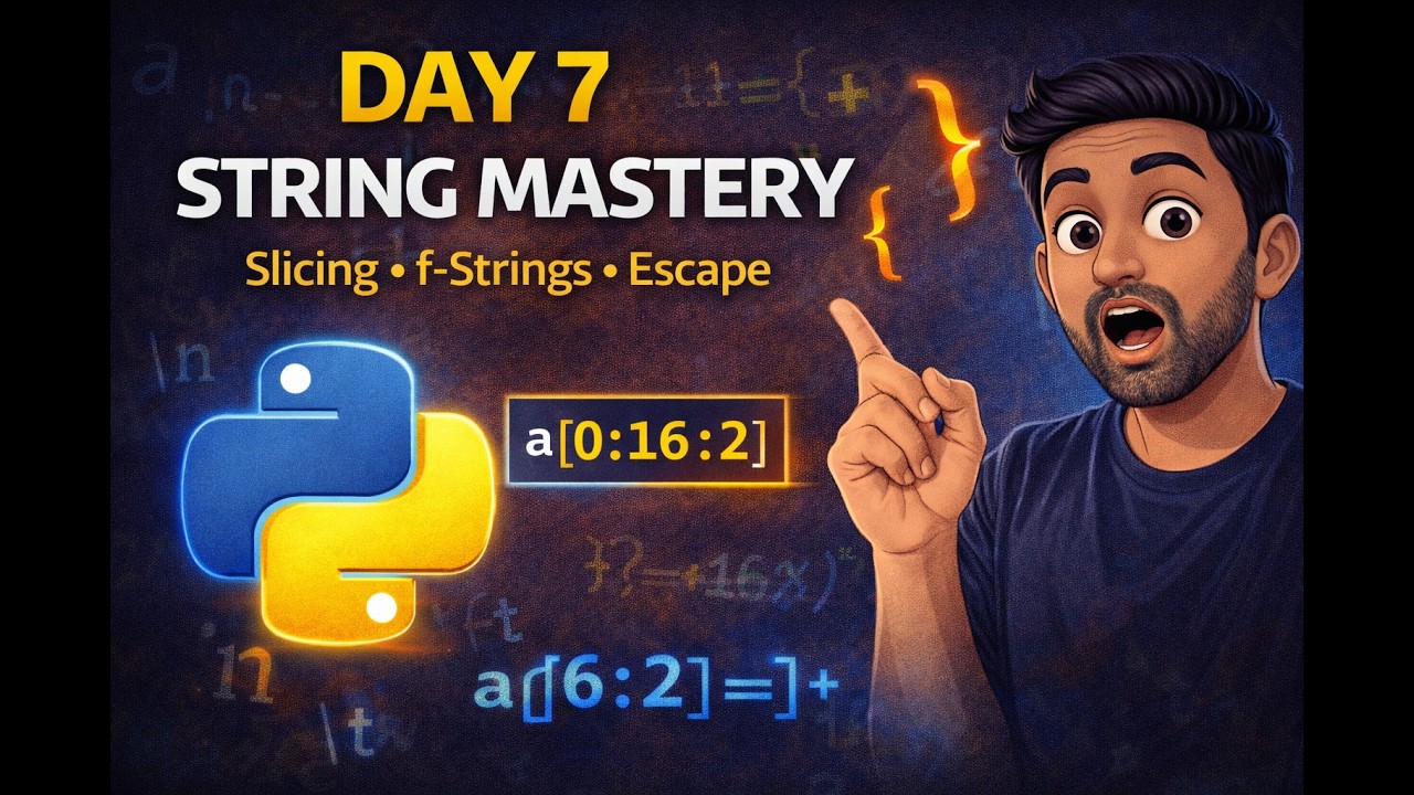 Most Beginners Struggle With Strings in Python | Day 7 Deep Dive