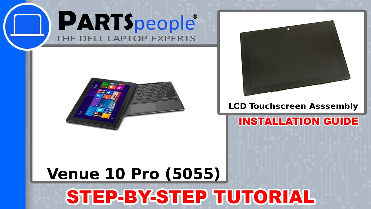 Dell Venue 10 Pro 5055 - Reemplazo de pantalla táctil