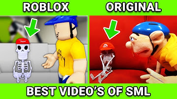 SML Movie vs SML ROBLOX: BEST SML VIDEOS ! Side by Side #25