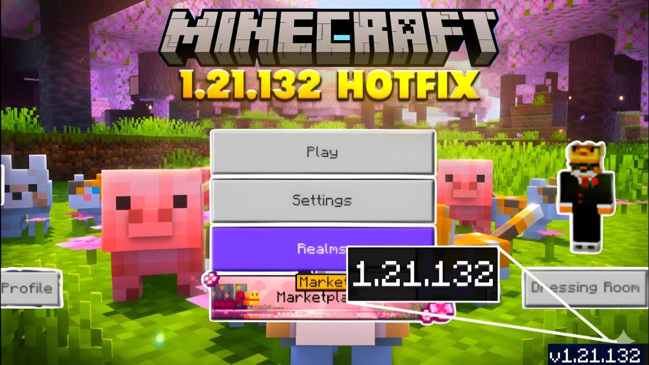 Minecraft 1.21.132 Official Version Released | Minecraft 1.21.132 Latest Update | Not Zaemon