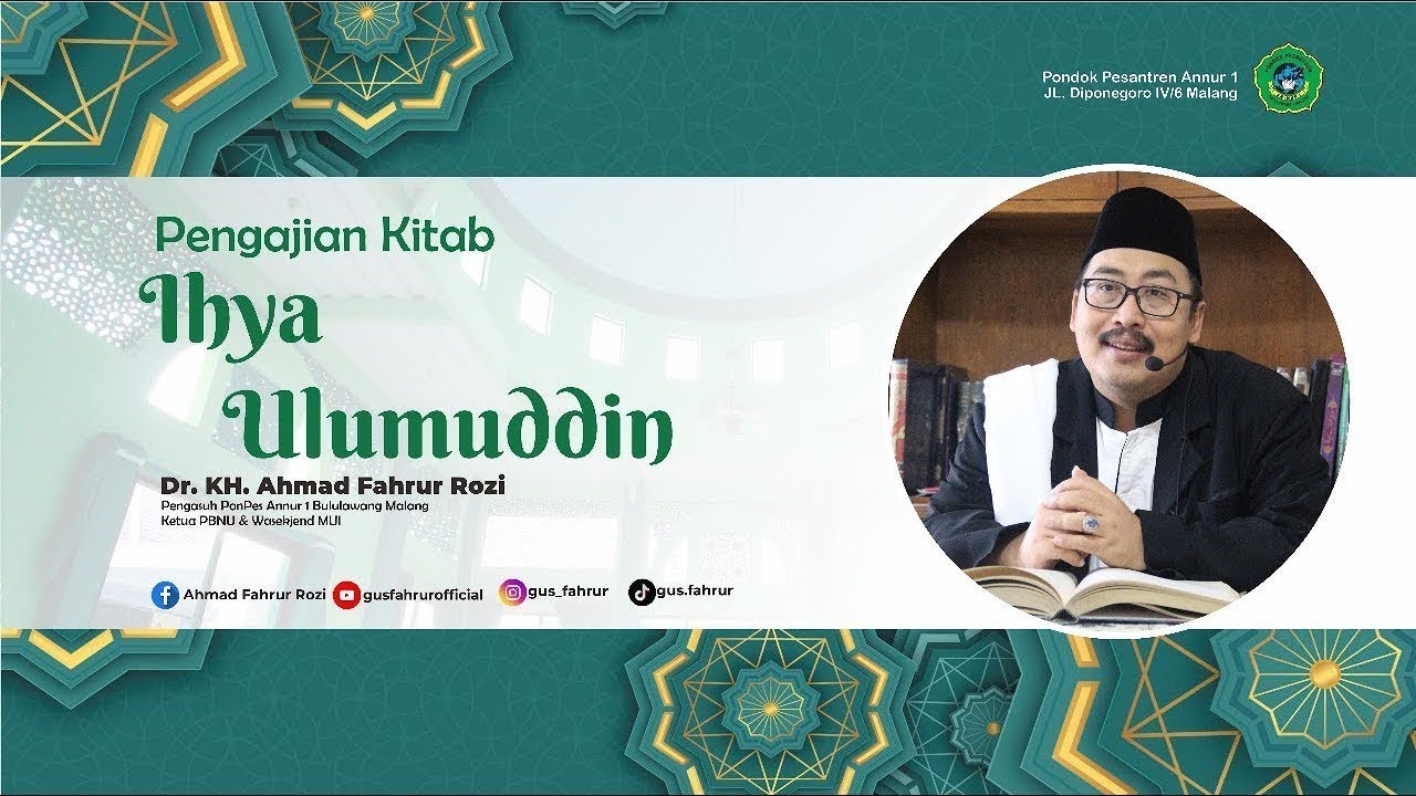 PENGAJIAN ONLINE || Kitab Ihya 'Ulumuddin