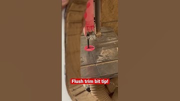 A tip when using a flush trim bit