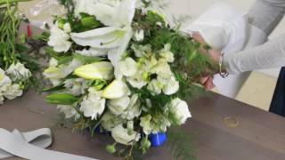 This spectacular lilies & peonies bouquet can be used to celebrate
love, life, and so much more. includes: season's best white lilies,
peony, se...