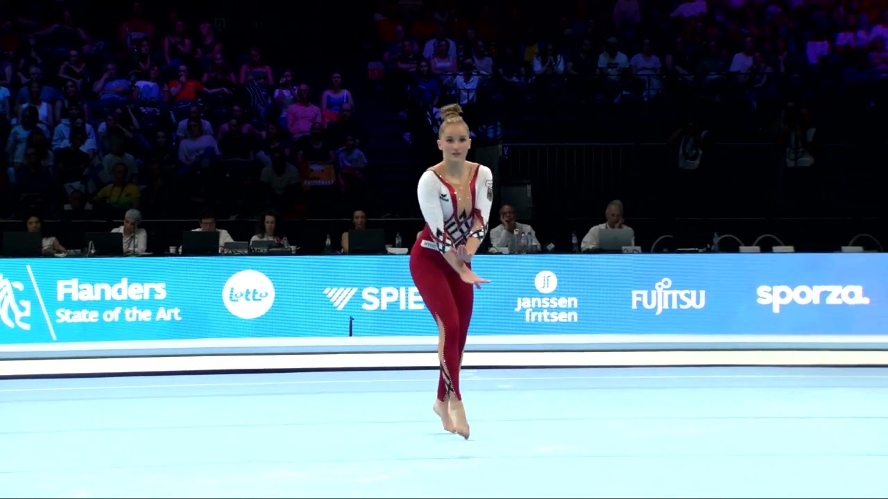 SCHOENMAIER Karina (GER)_2023 Artistic Worlds, Antwerp (BEL)_Qualifications_Floor Exercise