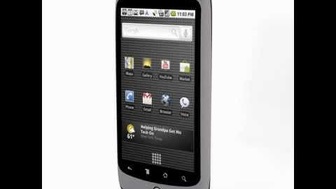 3D model of the Nexus One phone