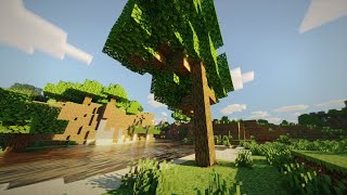 Chopping Down A Completely Normal Tree In Minecraft