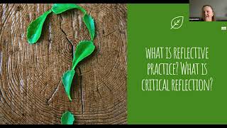 Reflective Practice: What's it all about