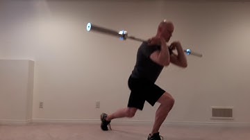Reverse Lunge with Front Squat Grip
