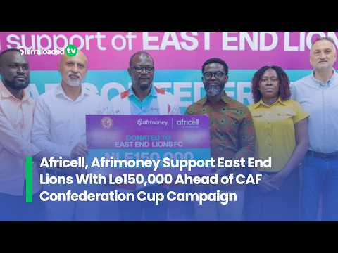 Africell, Afrimoney Support East End Lions With Le150,000 Ahead of CAF Confederation Cup Campaign