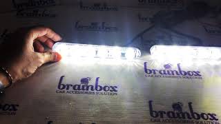 HIGH QUALITY DRL 6 LED Model Fortuner Lampu Kota Senja Putih