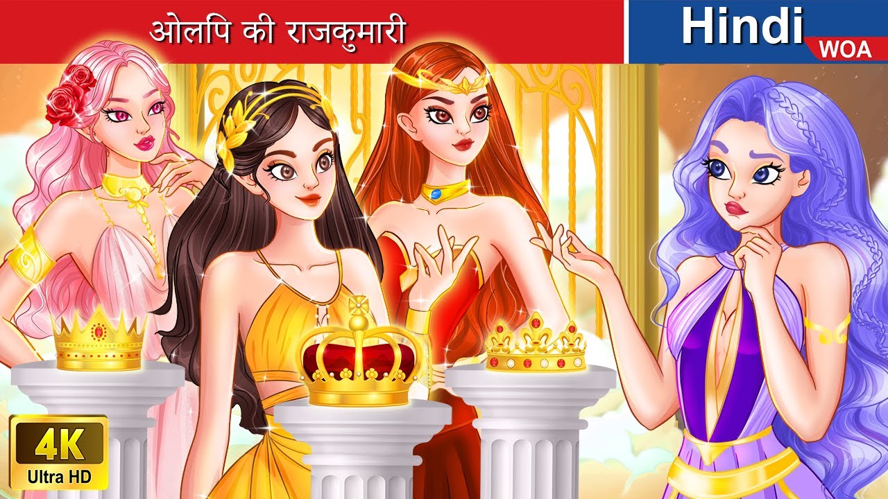     The Princess Of The Olympus in Hindi  Hindi Stories  woafairytales hindi