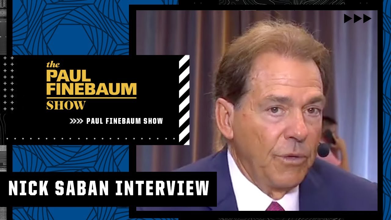 What am I going to do IF I retire? - Nick Saban | The Paul Finebaum