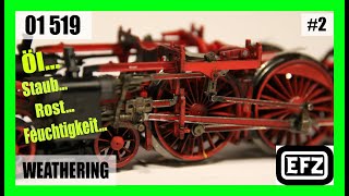 01 519 Part 2 | Realistische Alterung des Fahrwerks Teil 1: Rahmenteile und Treibräder #weathering