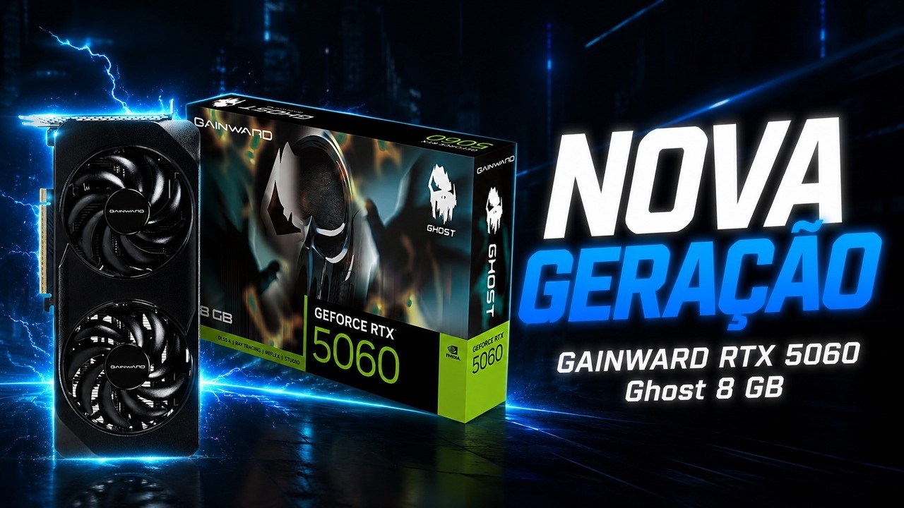 GAINWARD RTX 5060 Ghost 8 GB Video Card Review – Updated