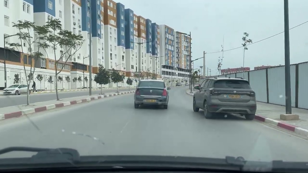 مدينة علي منجلي بقسنطينة | أجواء شتوية باردة ومناظر هادئة Constantine al mendjli Algeria 