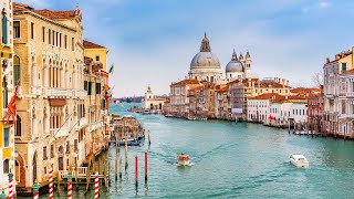 Venice, Italy - Beautiful Grand Canal with Relaxing Italian Music ✰