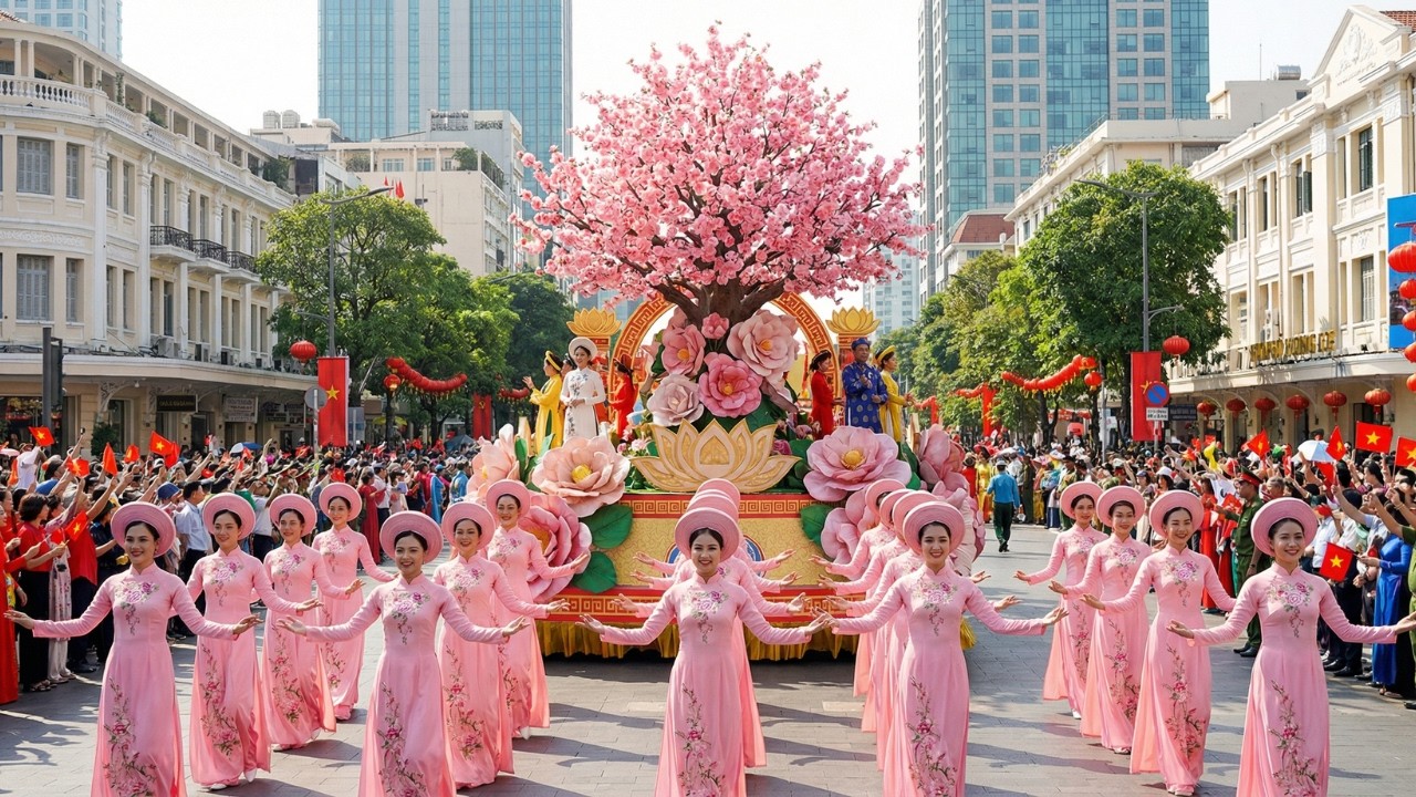 Saigon in Bloom 🌸 The Most Stunning Vietnam New Year Parade 2026 Welcome to the ultimate celebration