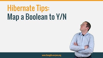 Hibernate Tip: How to map a Boolean to Y/N