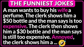 🤣 FUNNY JOKES - A man wants to buy his girlfriend a perfume