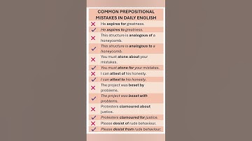 Common Prepositional Mistakes. English Grammar. English Lesson. Learn English. Prepositions. English