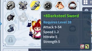 IMO TWOM +7/8 Darksteel sword damage test (basic skills)