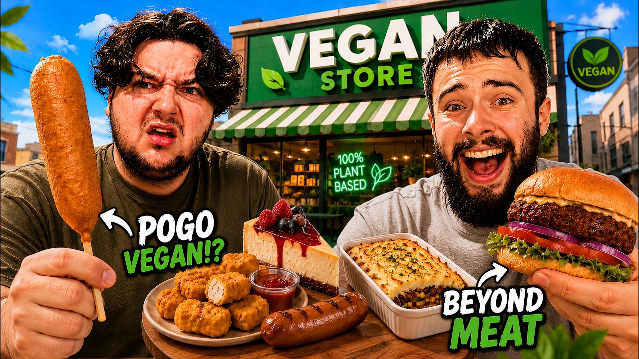 On a goûté de la nourriture VEGAN pour la première fois... 😵‍💫🌱