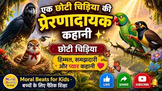 🐦 एक छोटी चिड़िया की प्रेरणादायक कहानी | हिम्मत, समझदारी और प्यार की सीख ❤️| Moral Story for Kids Update
