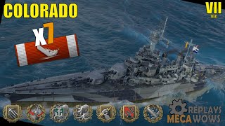 Colorado 7 Kills & 152k Damage | World of Warships Gameplay