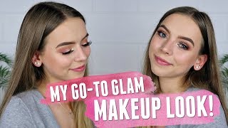 MY GO TO GLAM MAKEUP LOOK! CHIT CHAT GRWM!
