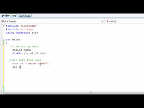 Learn programming now 13 ( Simple input example C++)