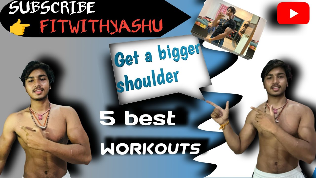 How to get a bigger shoulder || shoulder workout || 5best exercises for ...